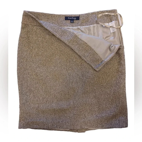 Evan Picone Petites Tweed Style Mini Lined Skirt Size 8P - Picture 2 of 8